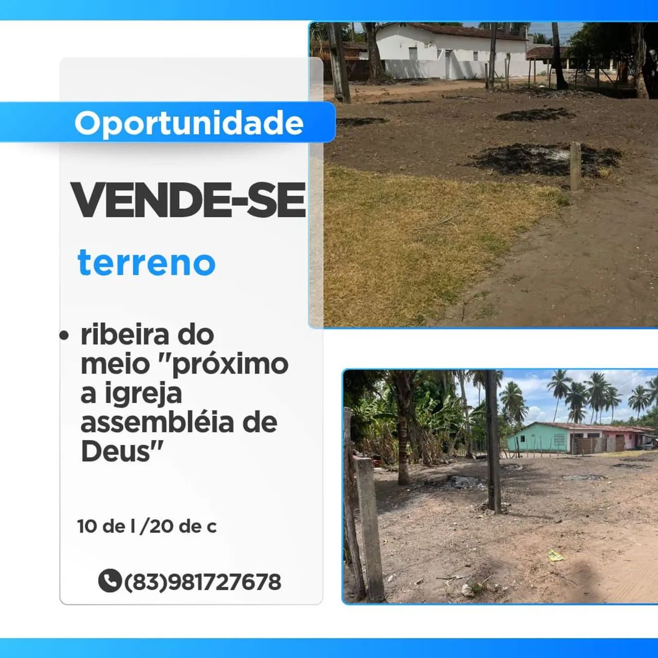 Vendo terreno 50 mil  - Foto 2