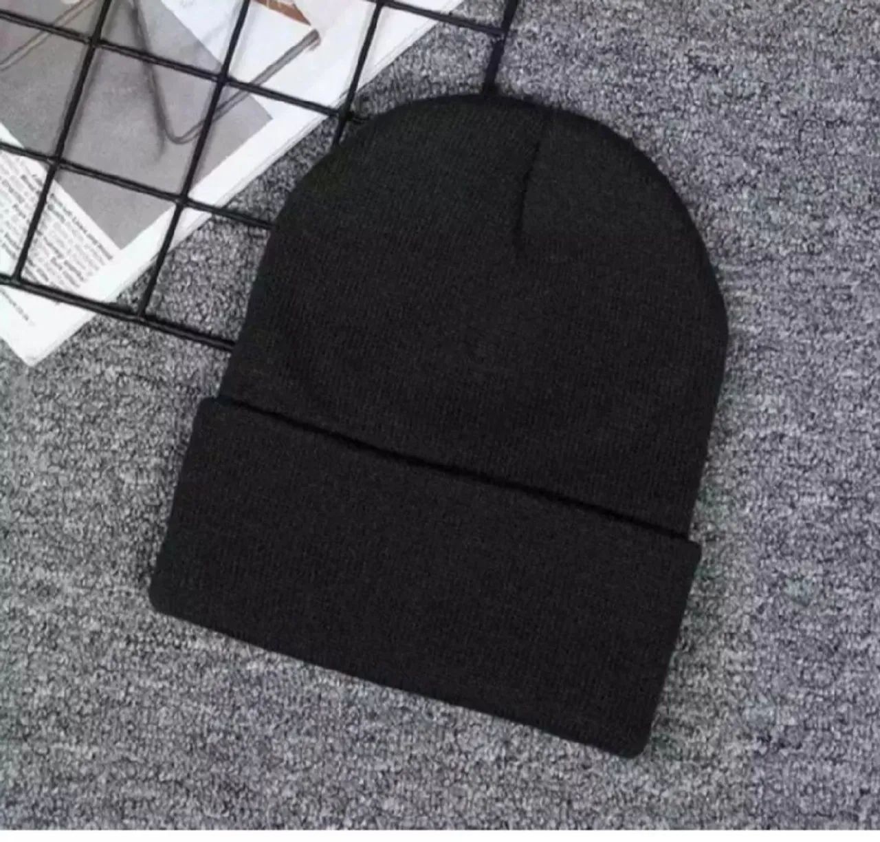 Touca gorro preto