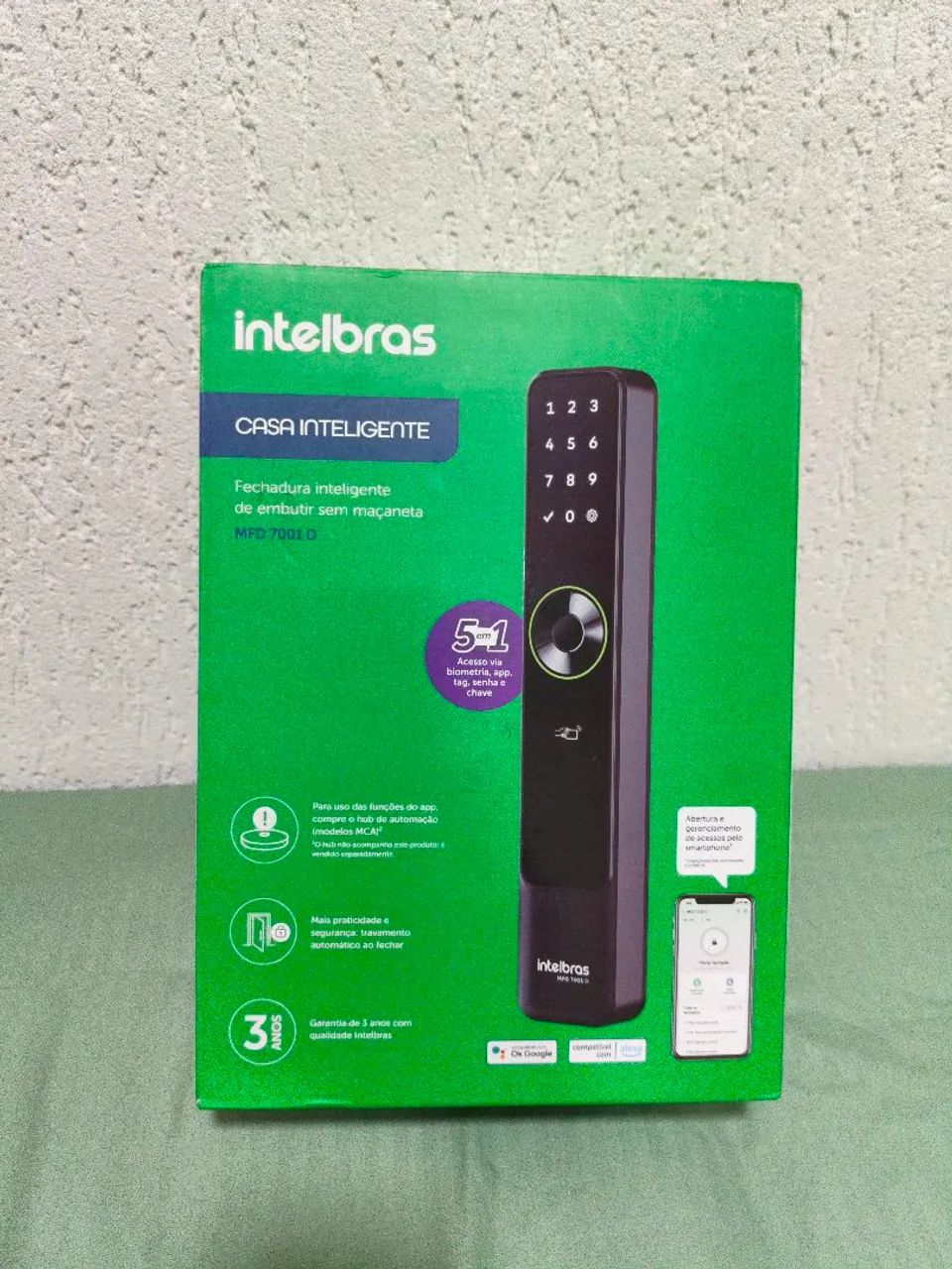 Fechadura eletrônica Intelbras Nova