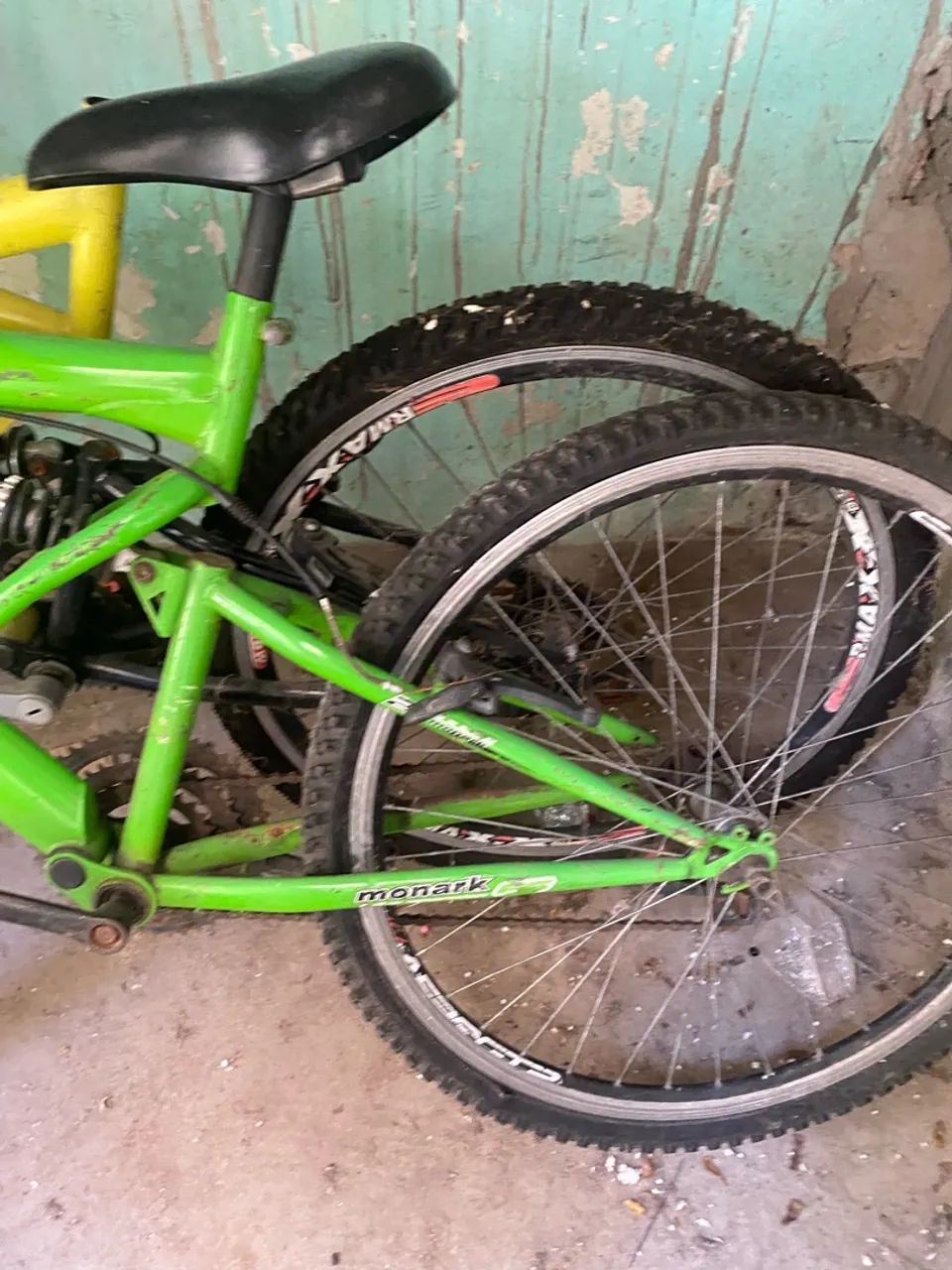Bike verde e preta  - Foto 3