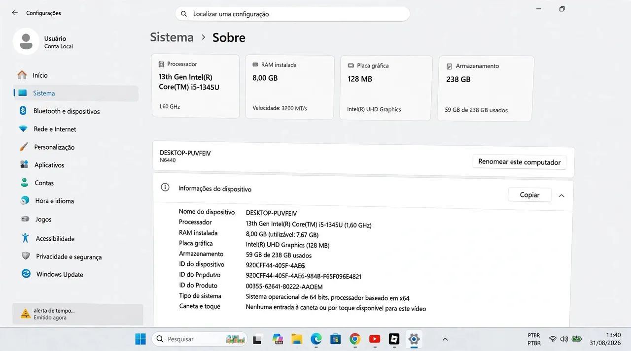 Notebook positivo i3 13°geração  - Foto 2