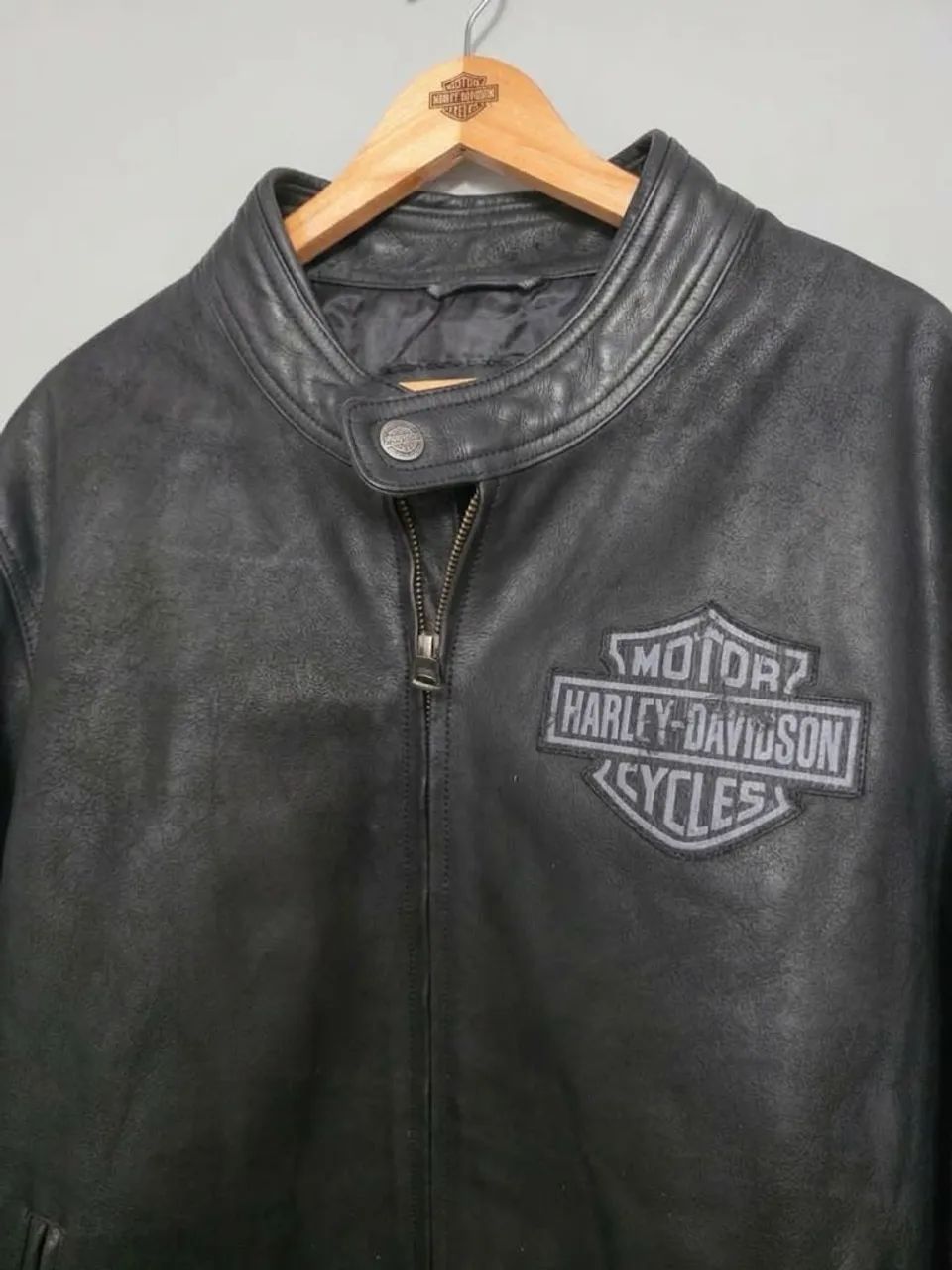 Jaqueta Harley Davidson original em couro  - Foto 3