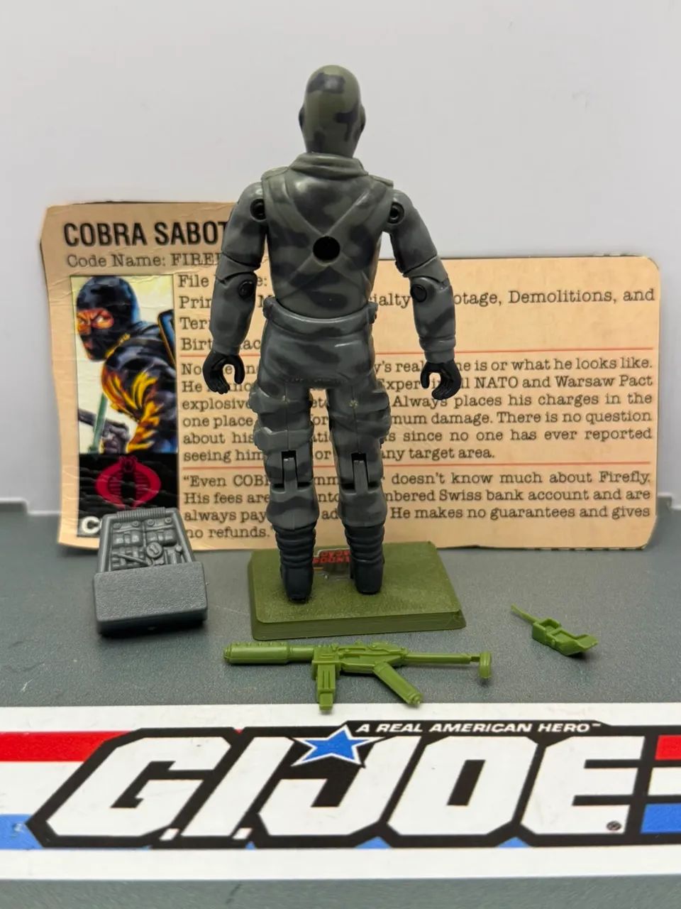 Gi Joe Firefly v1 - 1984 - comandos em ação  - Foto 2