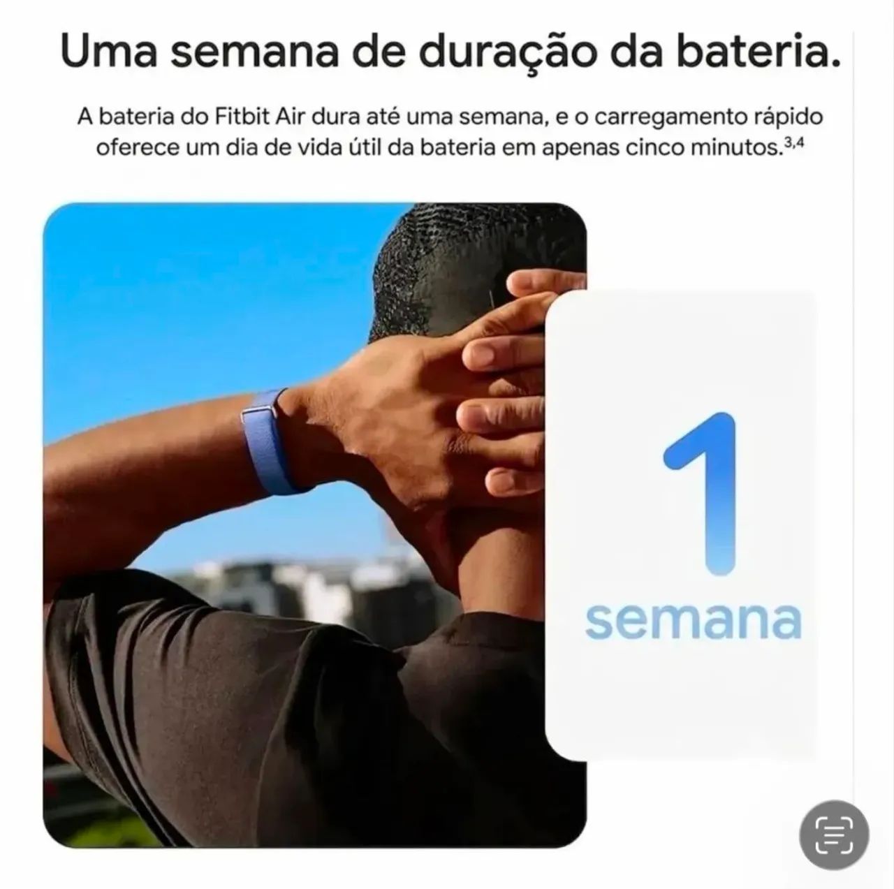 Smartband Google Fitbit Air Preta - Foto 2