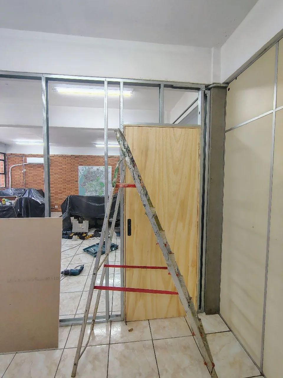 Construindo divisória 