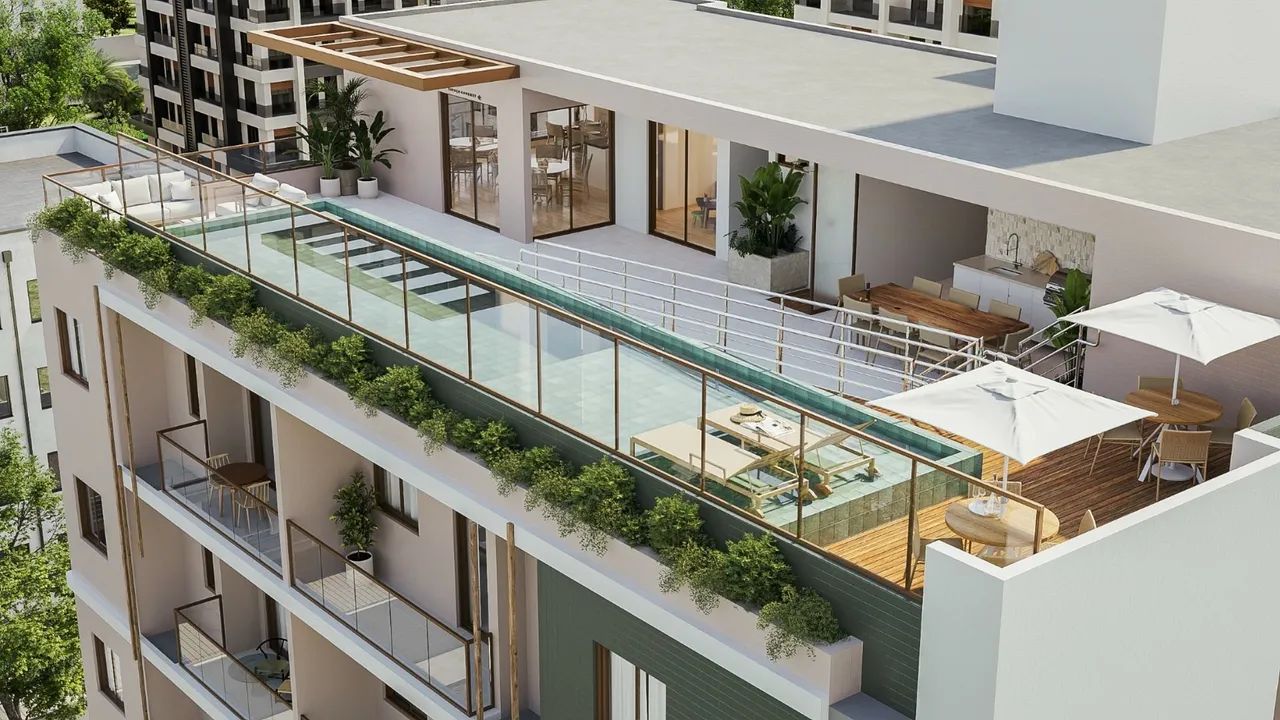Apartamentos com varanda / sacada á 300m da praia de Intermares - AP3011
