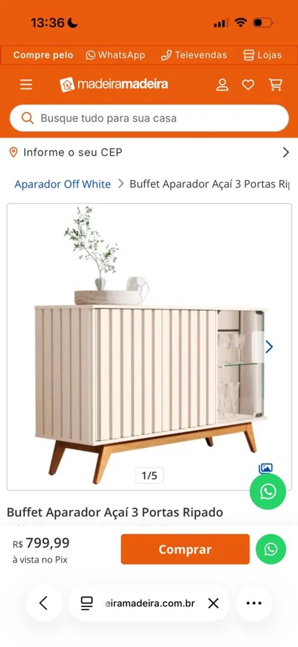 Buffet Aparador Ripado  - Foto 2