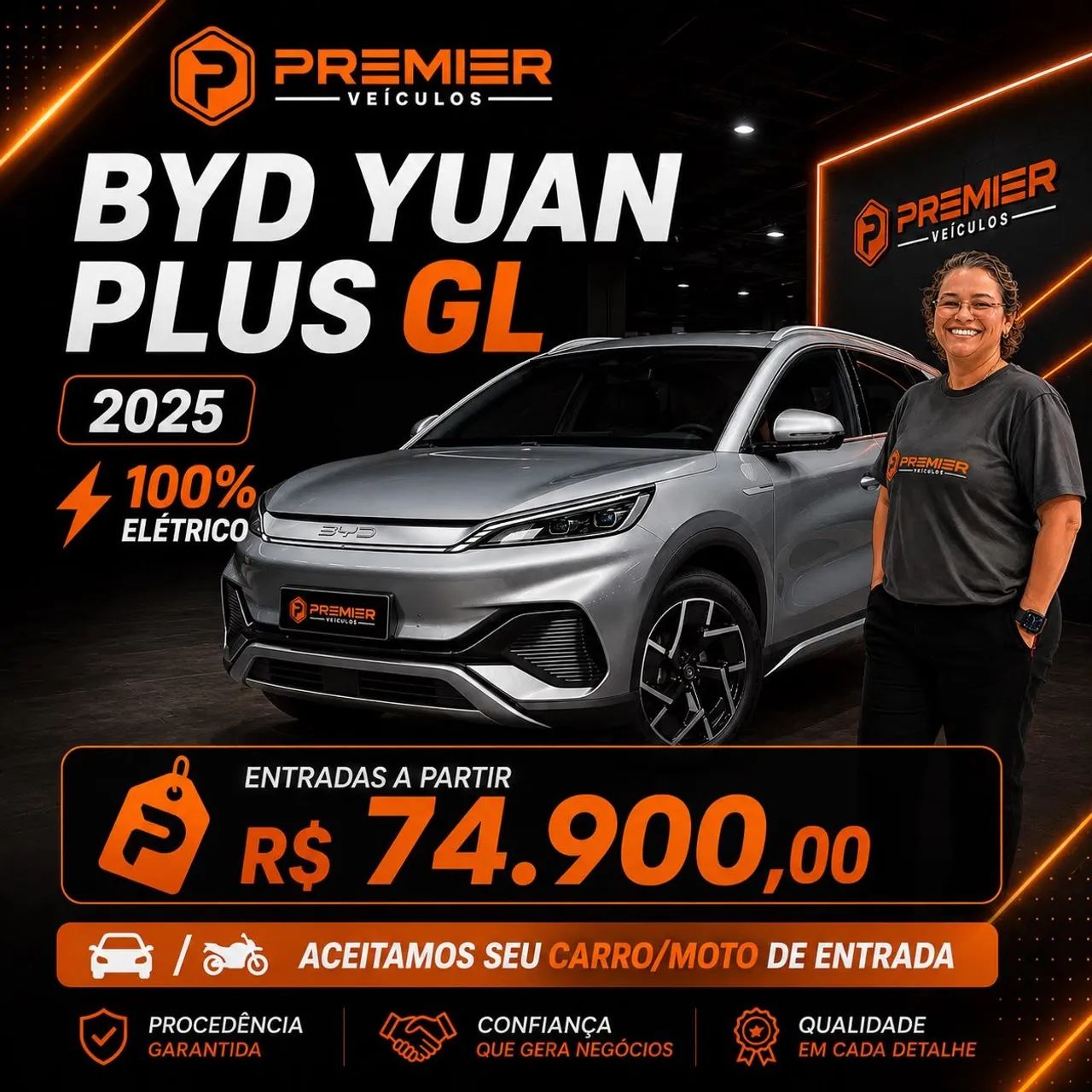 BYD Yuan Plus Elétrico 2025