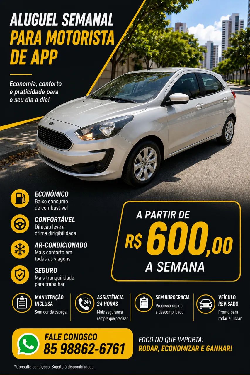 Locação de veículos (app Uber/99 )