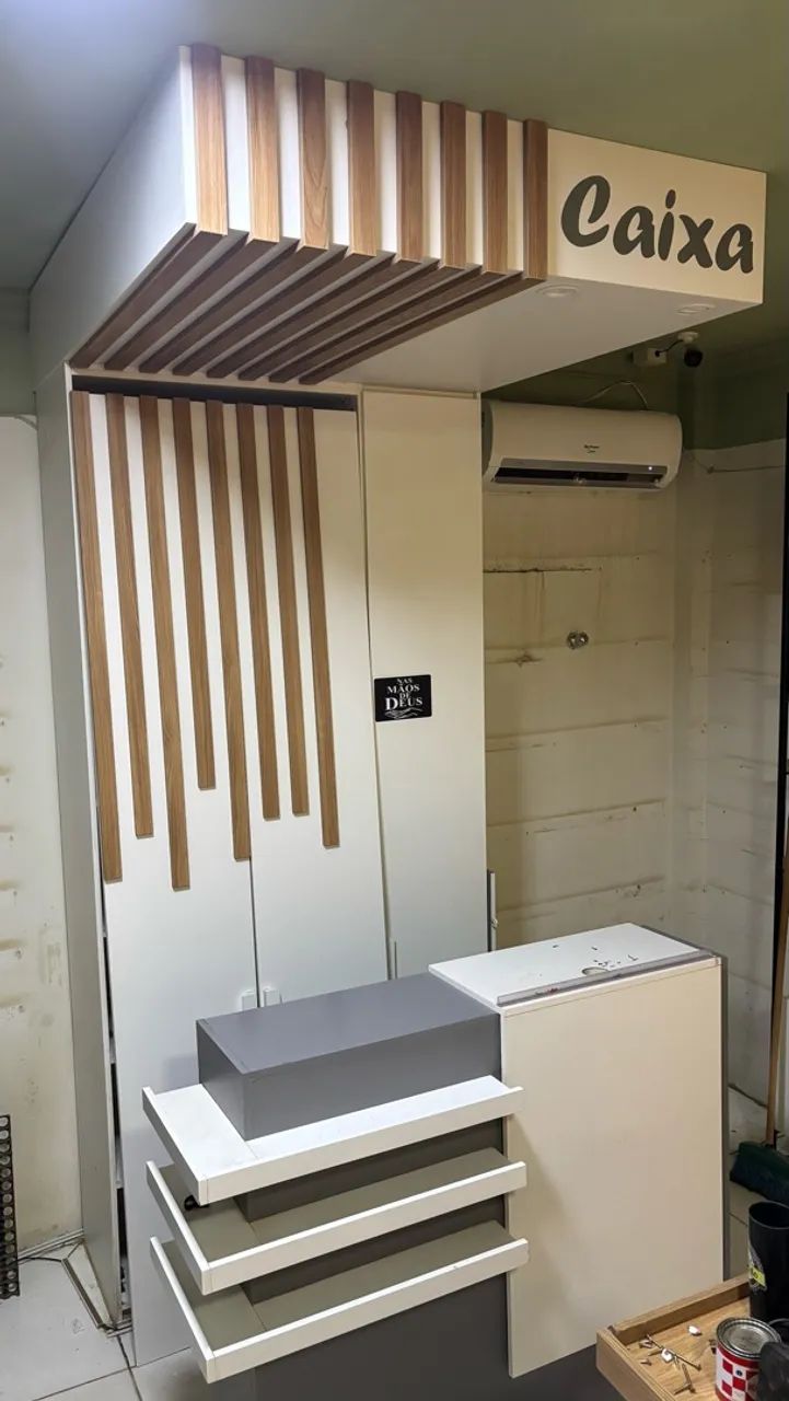 BALCÃO GRANDE 100% MDF
