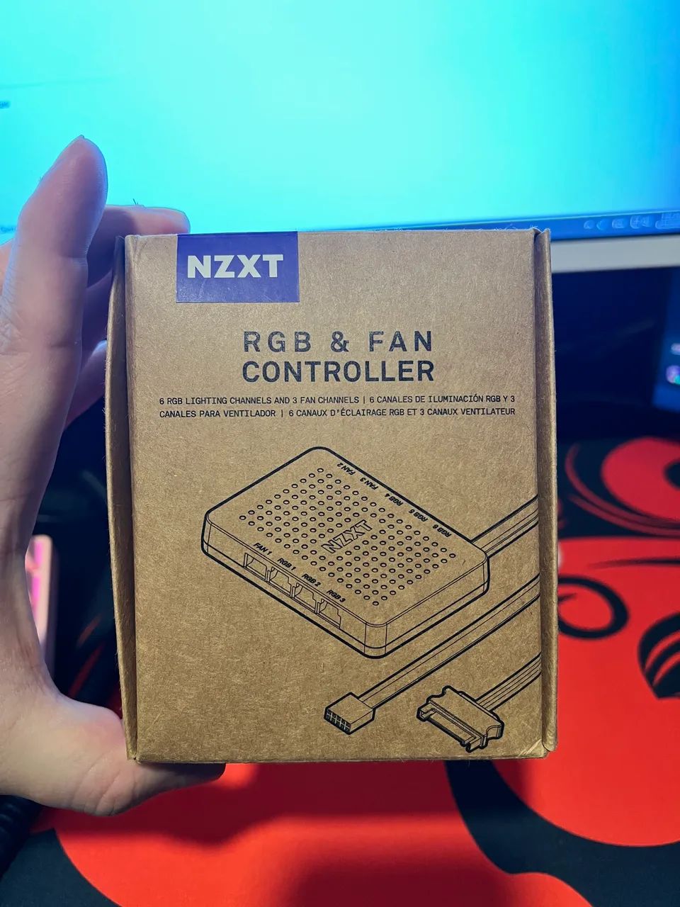 NZXT controlladora rgb fan