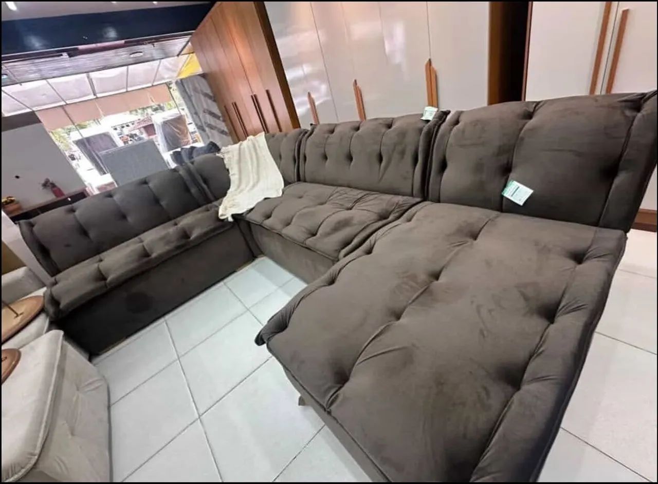 Sofá De Canto 4 Partes  Rd móveis 2,70x2,15 - Novo e Embalado!!
