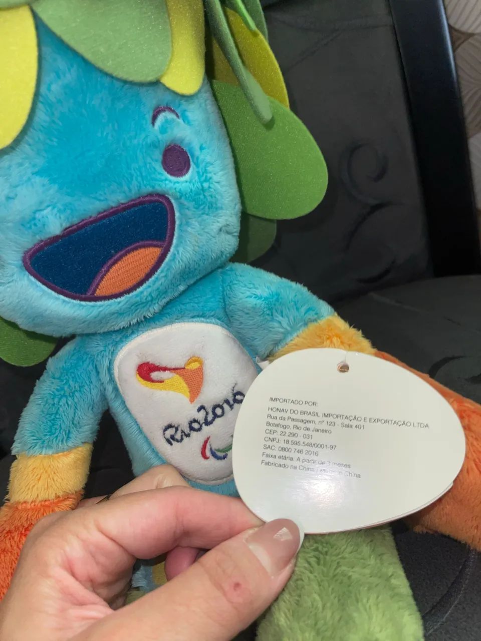 Mascote original paraolimpíadas Rio 2016 - Tom - Foto 3