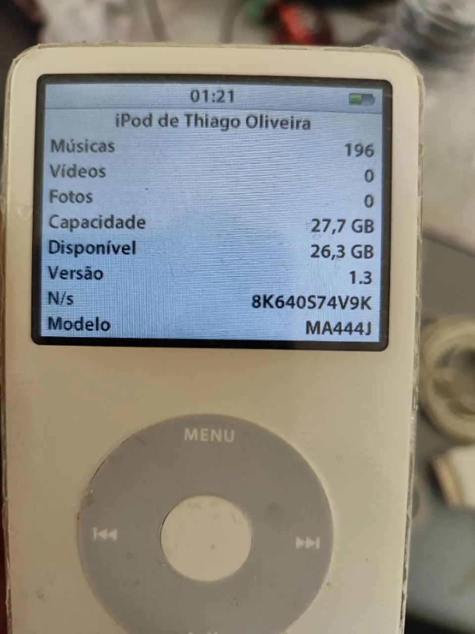 Ipod Classic 30GB - Aparelhos de Som - Fragata, Pelotas 1503597296