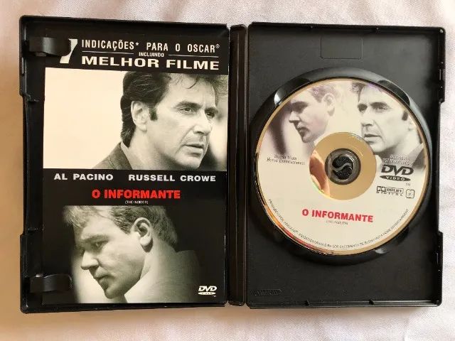 O Informante Al Pacino Russel Crowe - Dvd - Foto 2