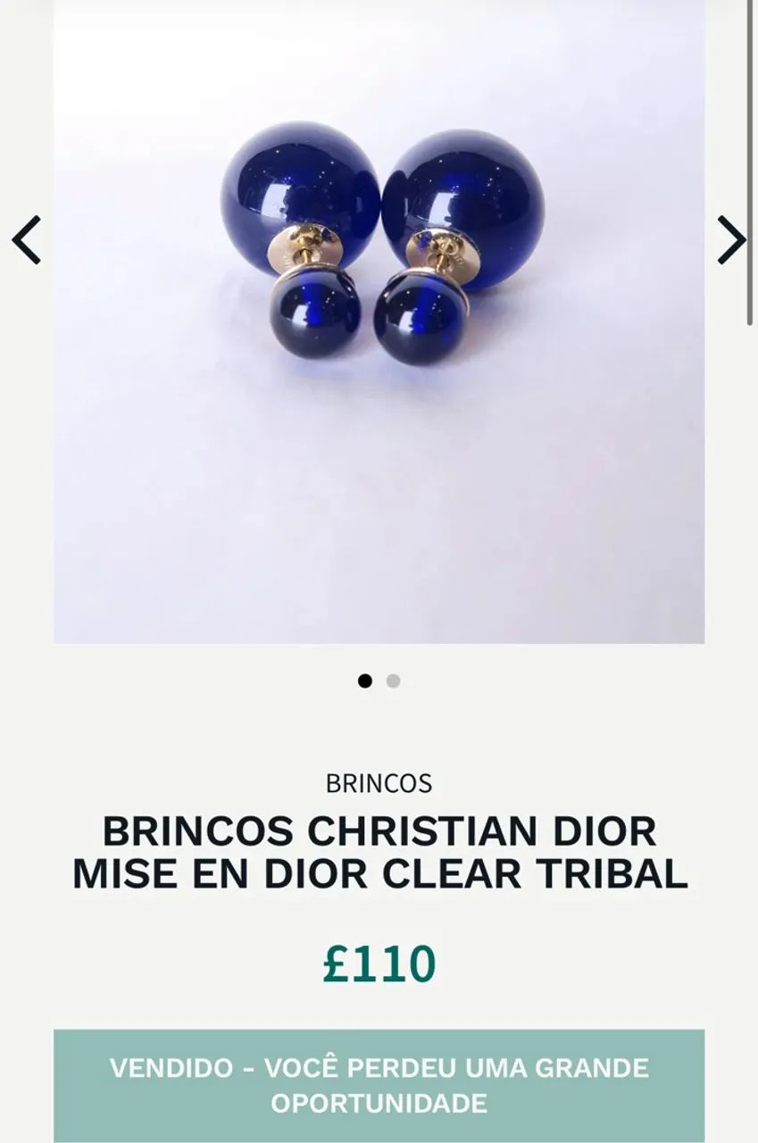 Brincos Dior  - Foto 3