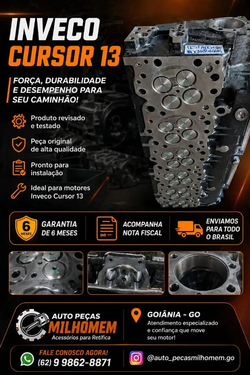 Cabeçote Iveco Cursor 13