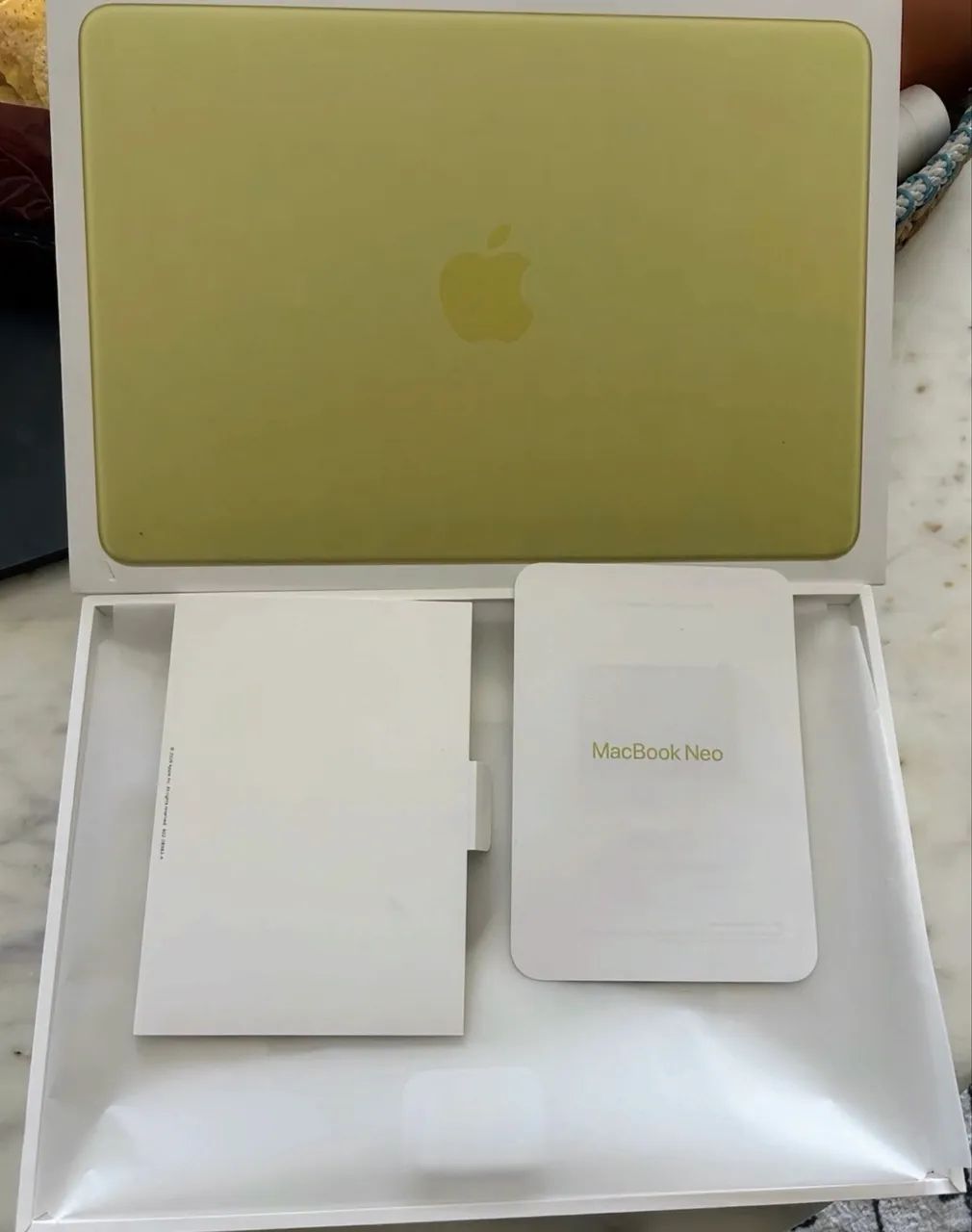 MacBook Neo 512 gb novo citrus nota fiscal e garantia Apple
