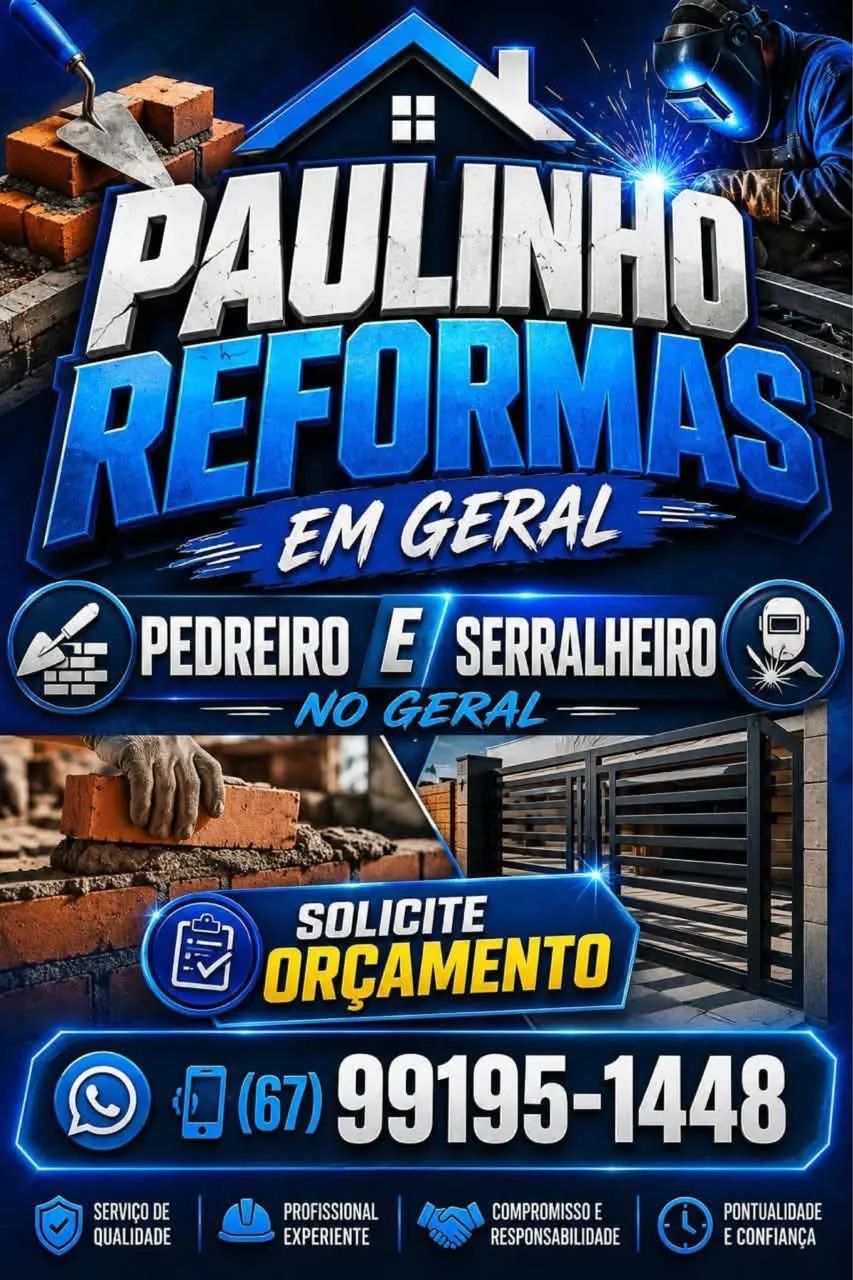 Pedreiro e serralheiro no geral