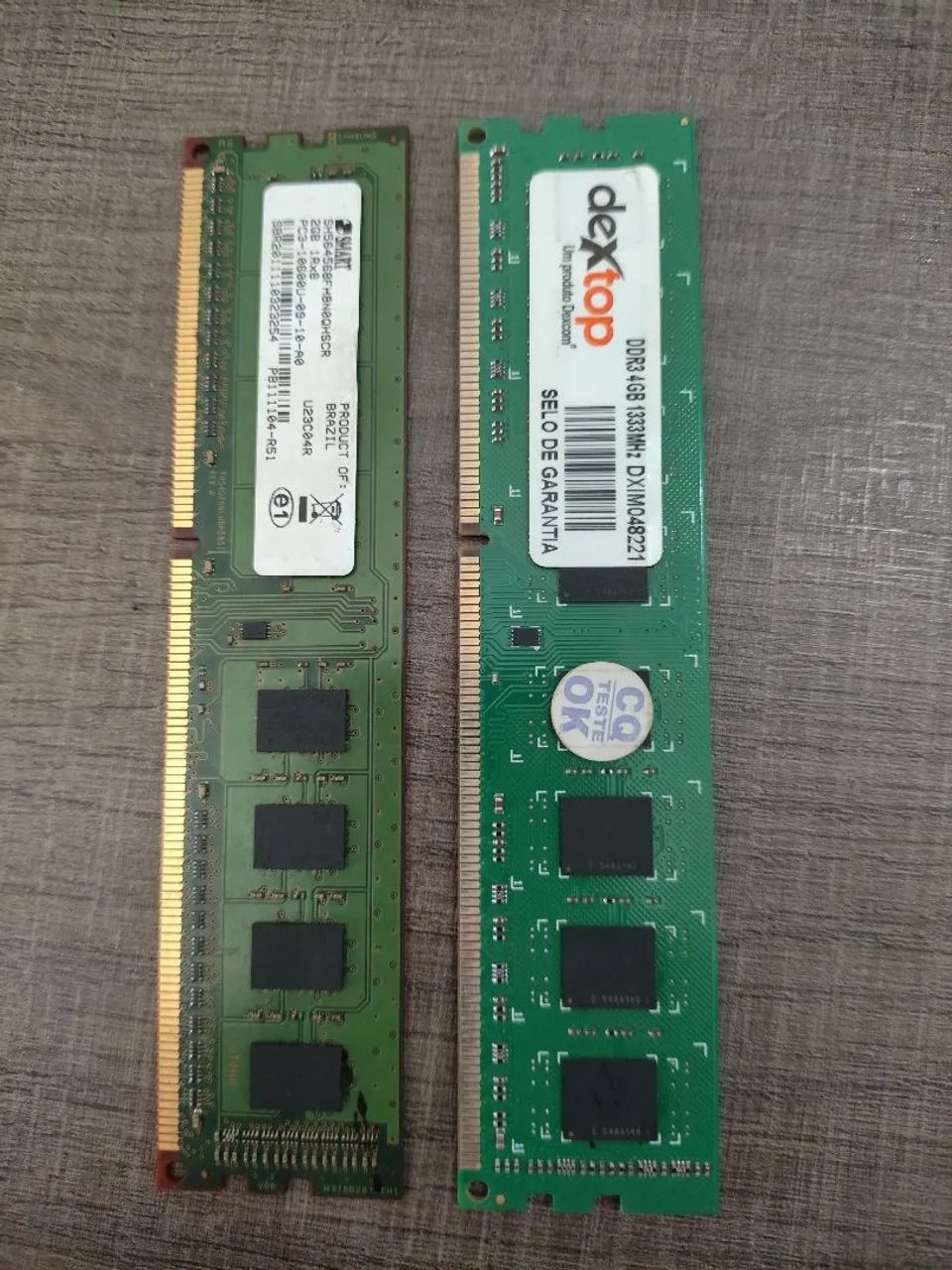Memória ram ddr3 6gb