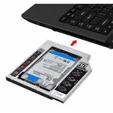 Adaptador Caddy 2º Hd Ssd Dvd Notebook 12,7mm 9,5mm Universal - Foto 5