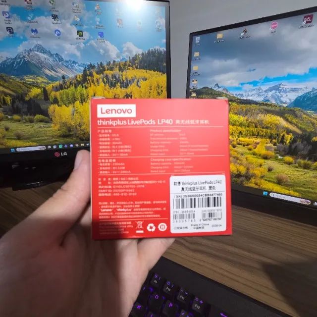 Fone Bluetooth Lenovo LP40 NOVO - Foto 2