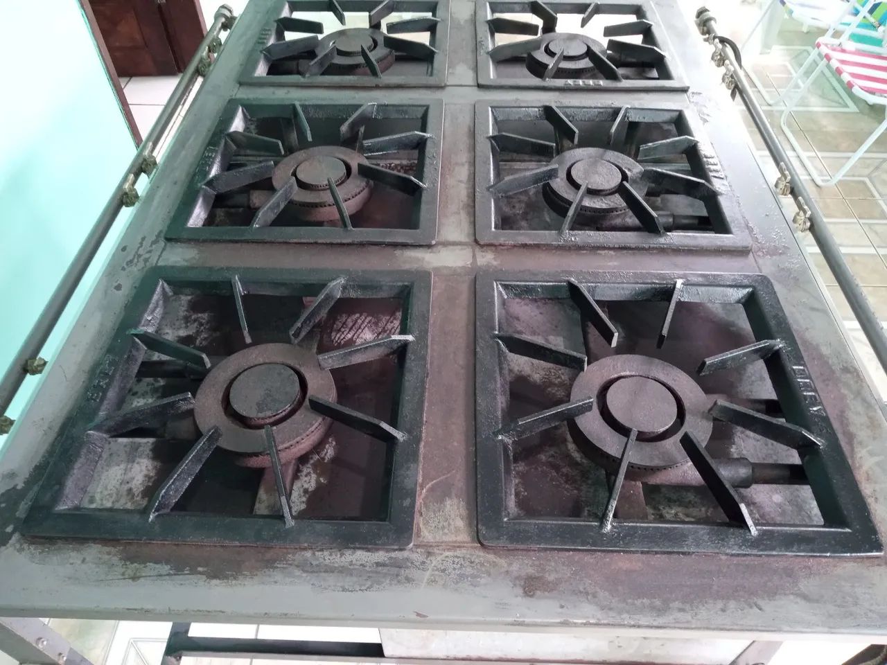 Fogão industrial 6 bocas  - Foto 6