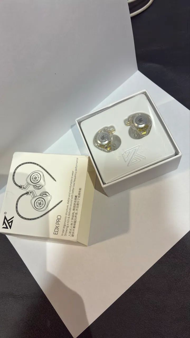 FONE KZ EDX PRO - BRANCO/SEM MIC  - Foto 4