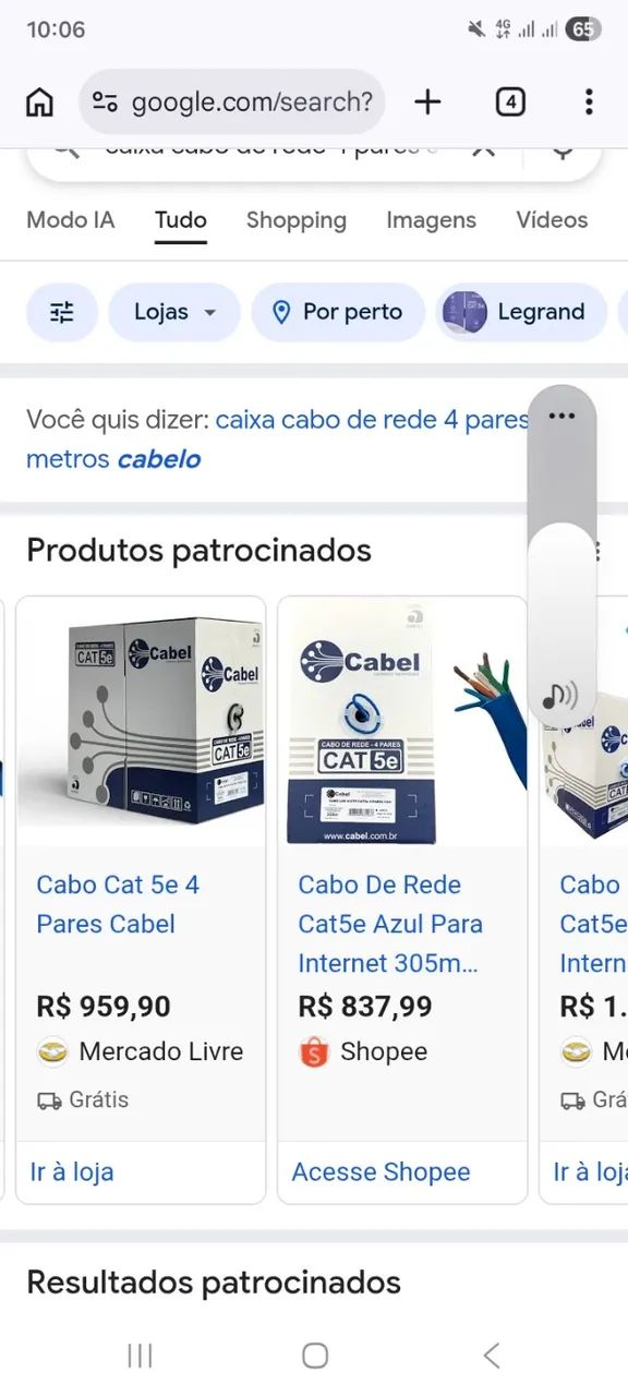 Cabo de rede nunca usado - Foto 3