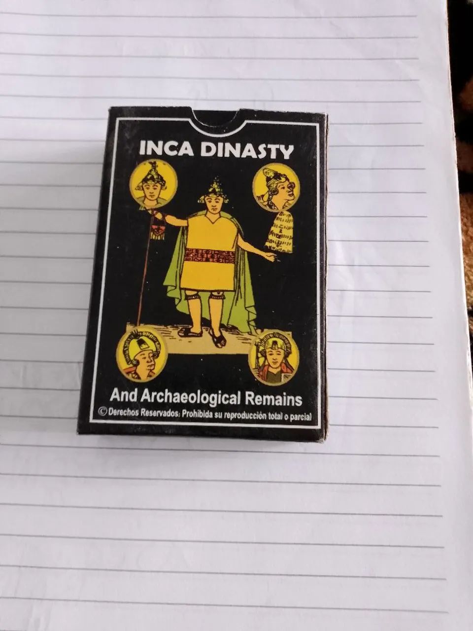 Jogo de cartas Inca dinasty.