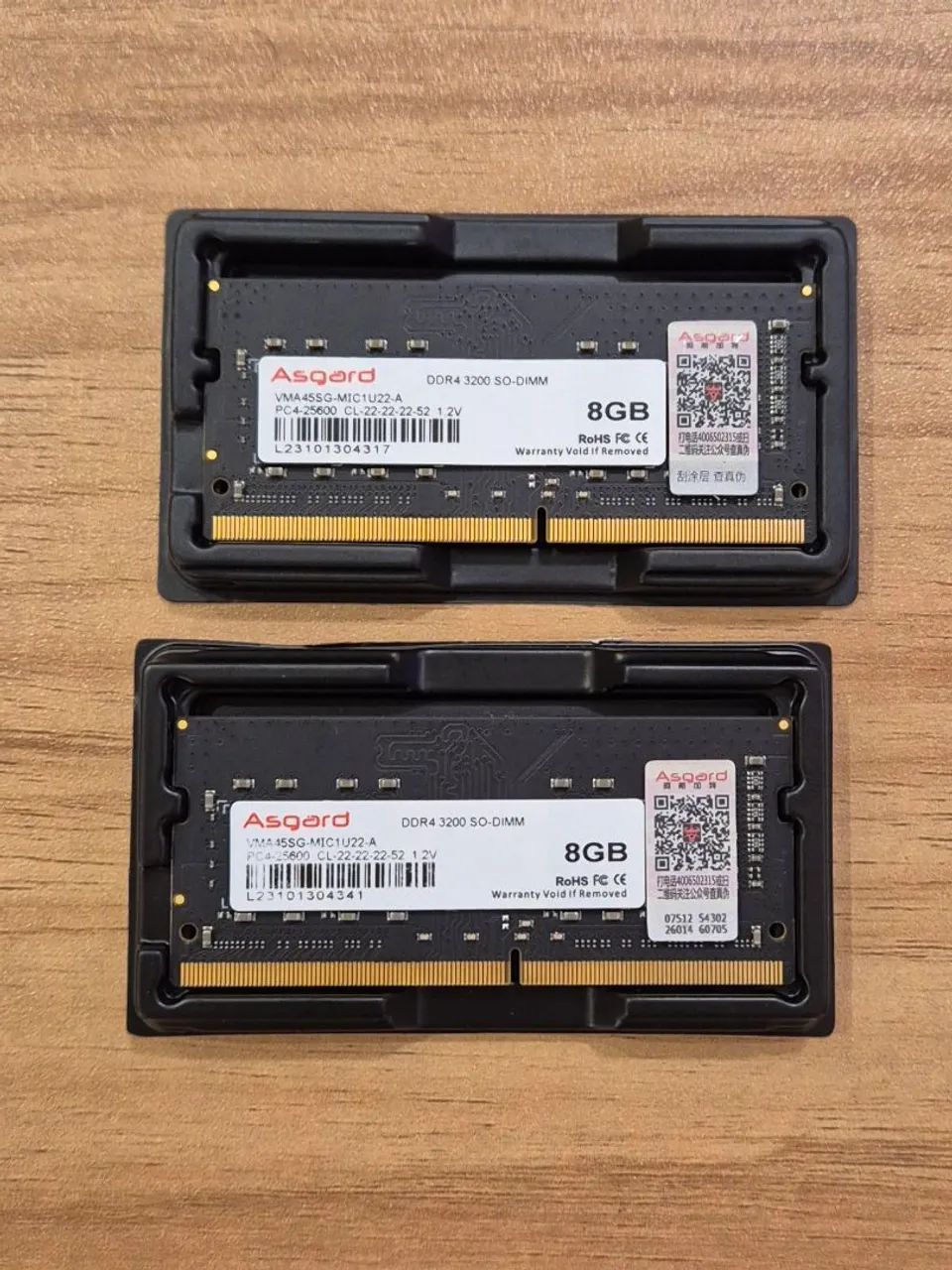 [中古] DDR4 3200 DIMM 8GB 2枚 2x memória ddr4 8GB 3200 notebook - Memória RAM - Ceilândia Norte