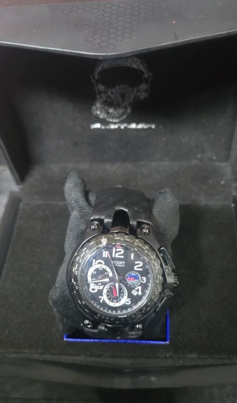 ORIENT FLYTECH TITANIUM PRETO65579501679619122