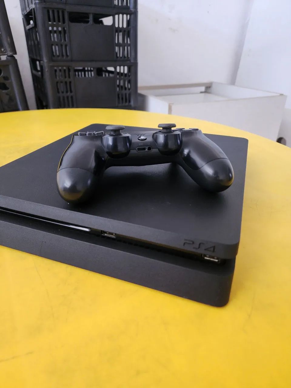 PS4 SLIM + CONTROLE ORIGINAL   - Foto 2