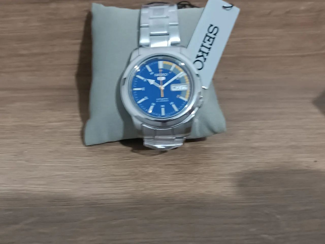 Relógio Seiko Automático Azul  - Foto 5