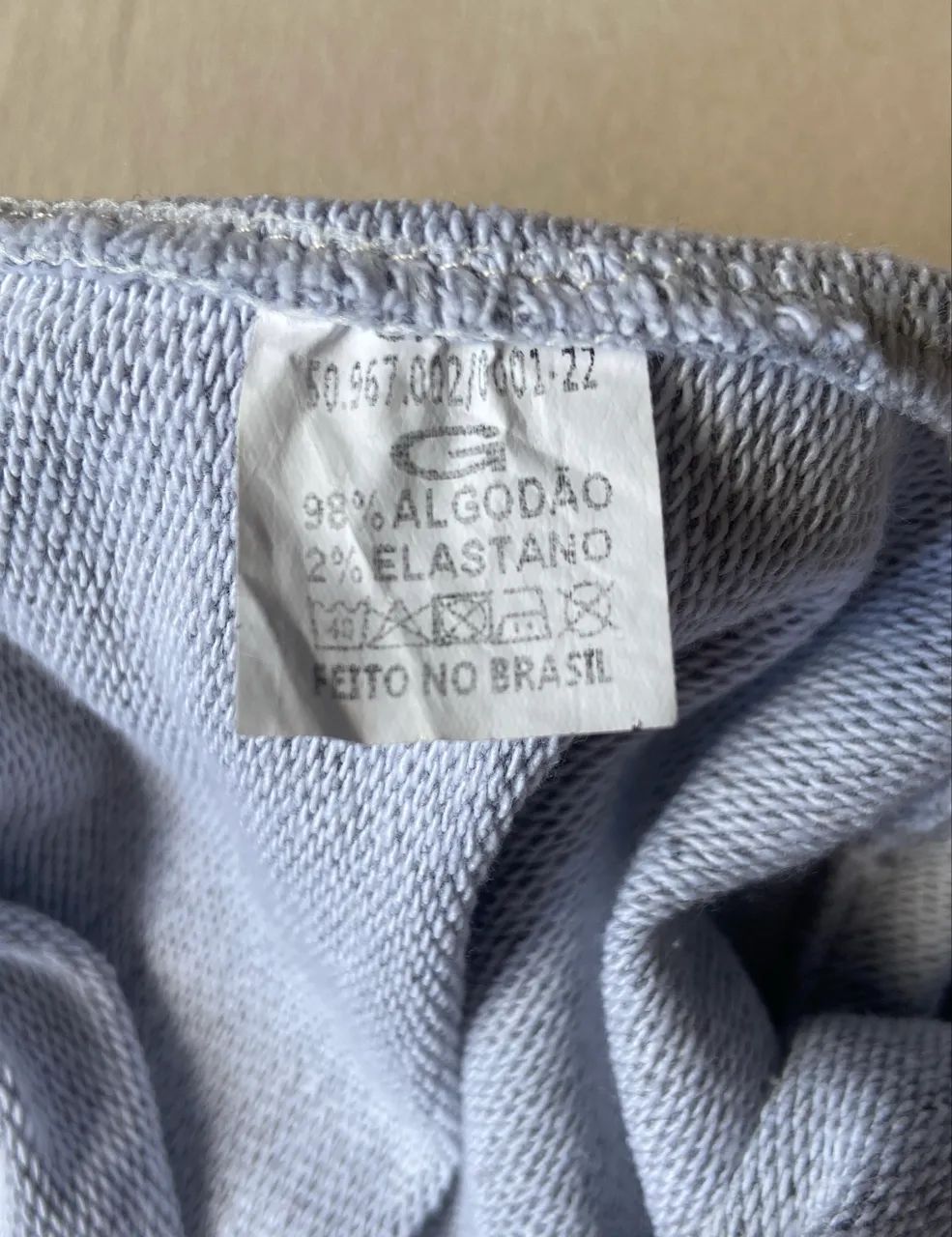 Shorts moletom cinza G - Foto 3