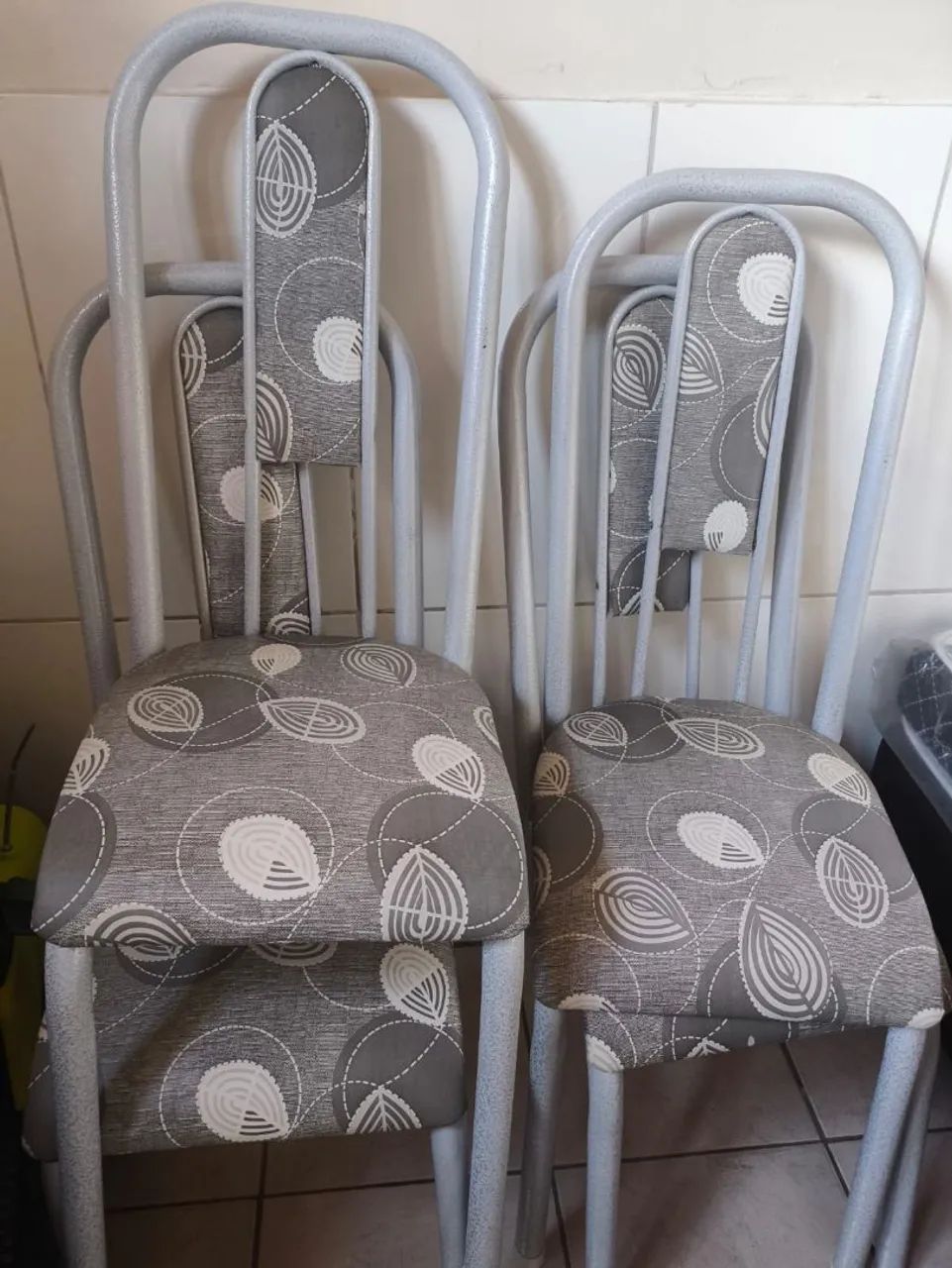 Vendo cadeiras de alumínio - Foto 4