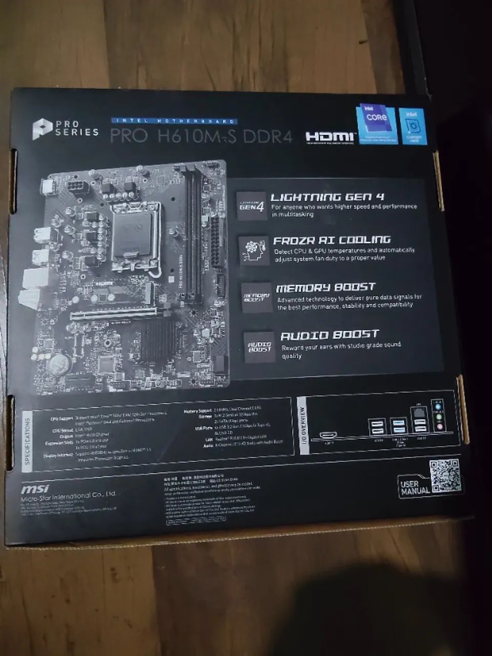 Placa-mãe PRO H610M-S DDR4 (LGA 1700) - Foto 2
