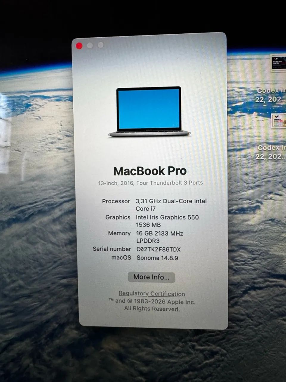 MacBook Pro 2016 - Foto 2