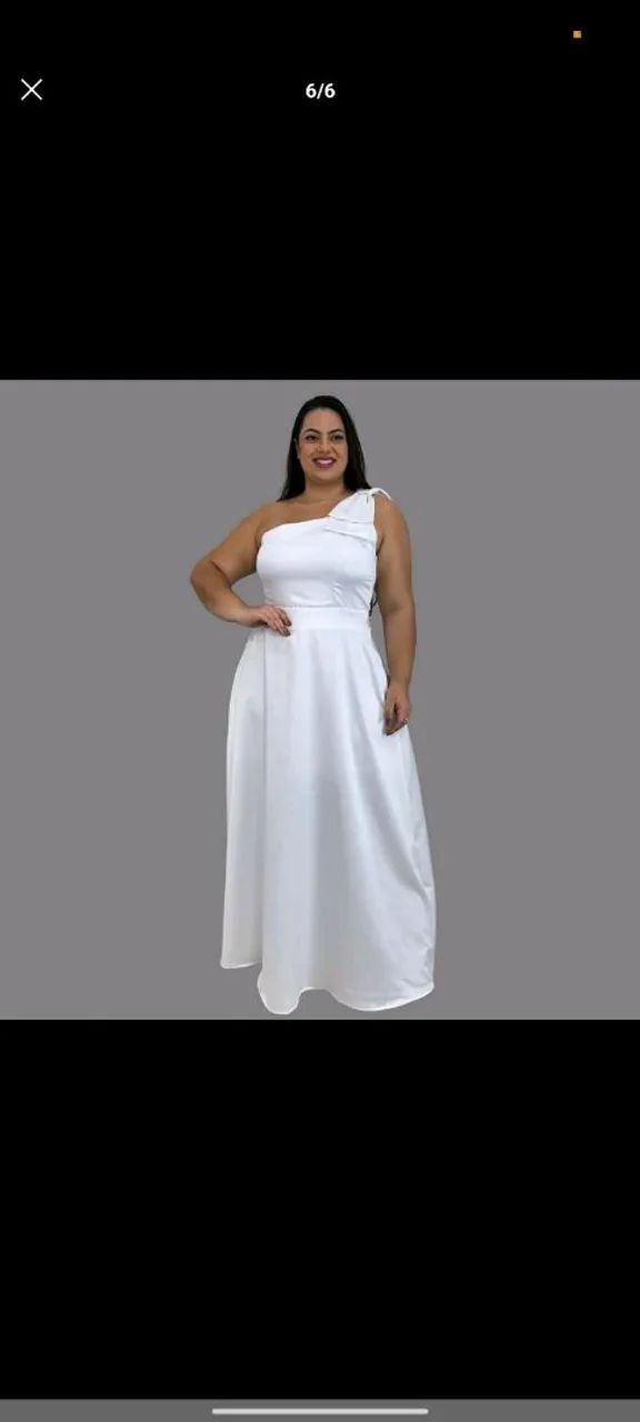 Vestido casamento civil plus size 