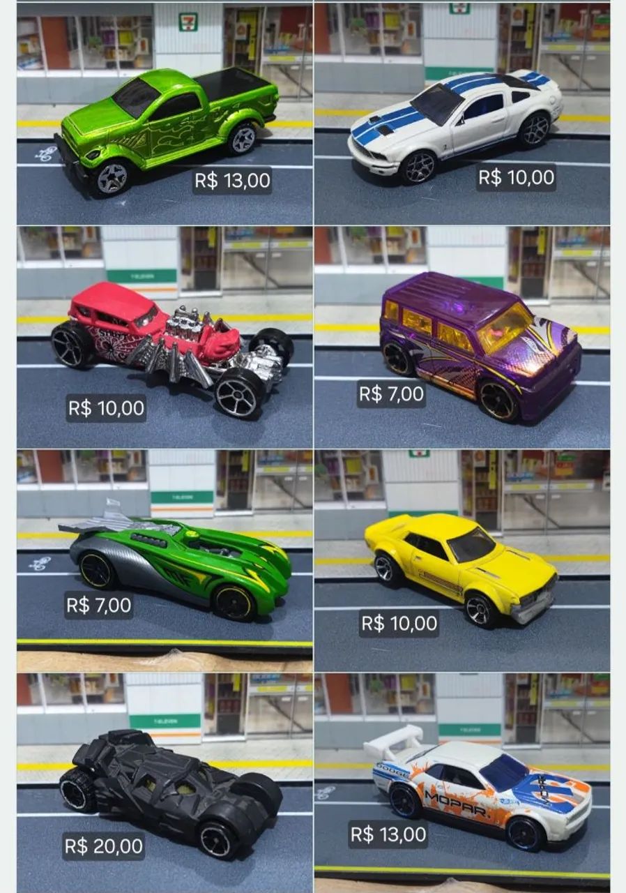 Miniaturas Hot Wheels Coleção