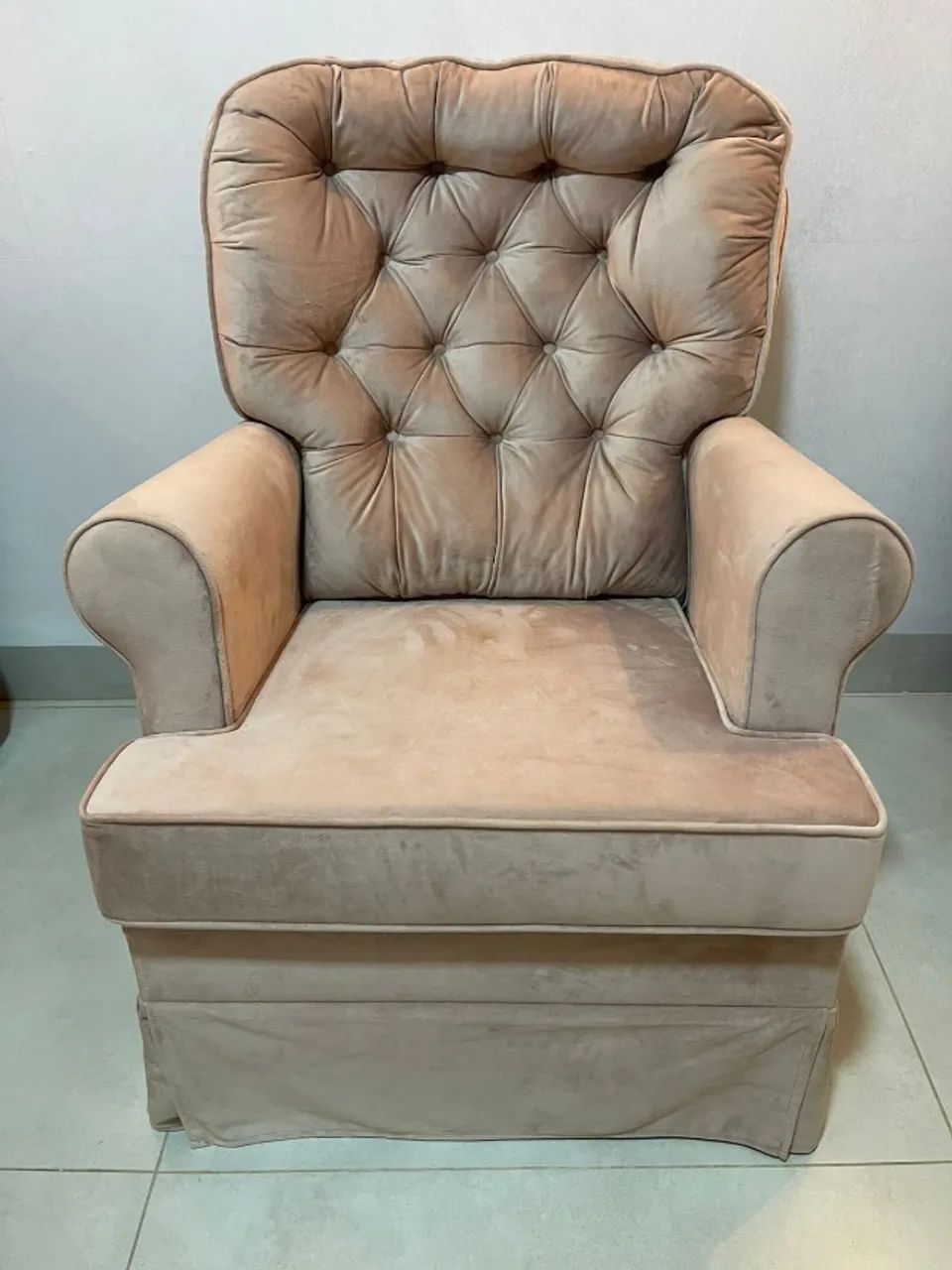 Poltrona de amamentação com PUFF e Balanço 