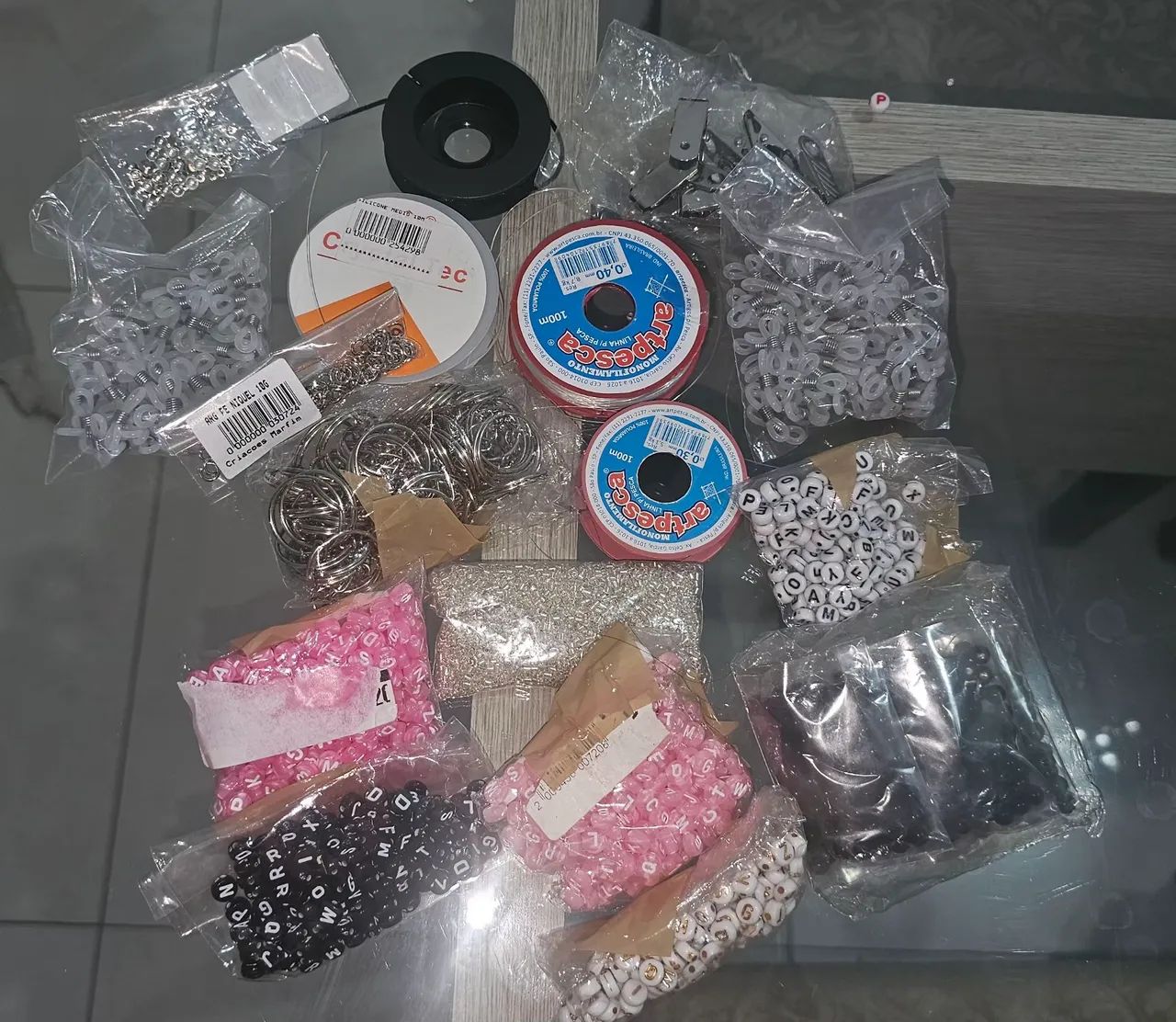 KIT miçangas e assessórios  - Foto 5