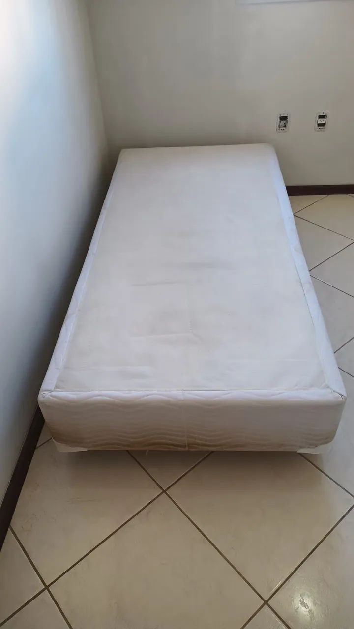 Cama Box Solteiro usado $280 - Foto 3