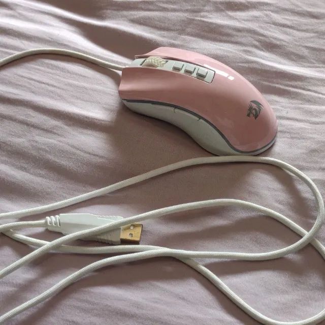 Mouse Gamer Rosa - Foto 2
