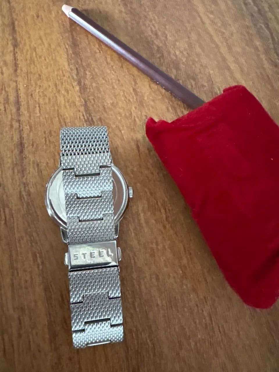 Relogio guess original, revisado jan26/ pulseira aco . Cx 39 mm, quartz - Foto 4