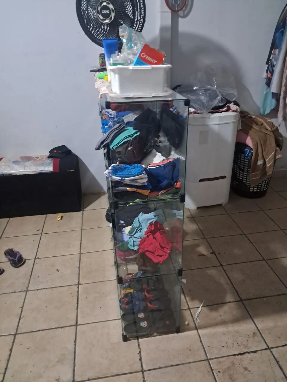 Prateleira de vidro 