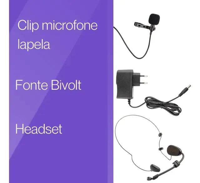 MICROFONE HEADSET/LAPELA MXT 70MHZ UHF-517BPD - Foto 3