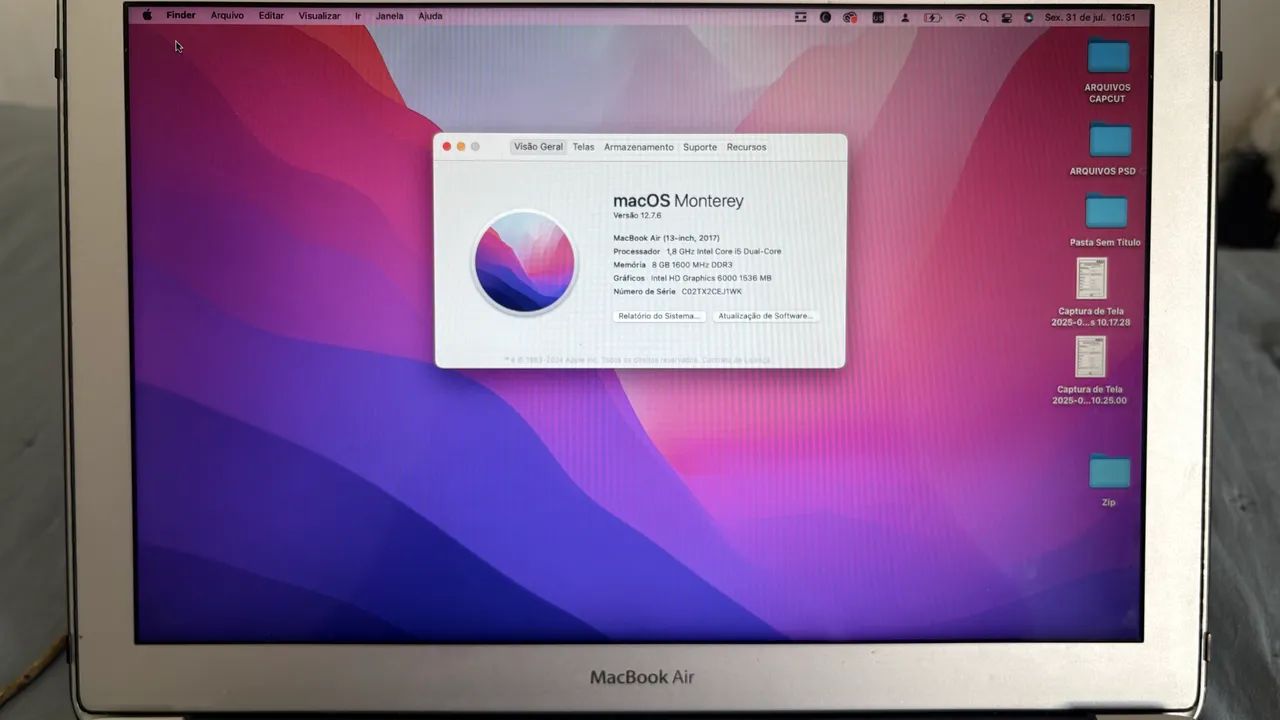 MACKBOOK AIR 2017 I5 - Foto 2
