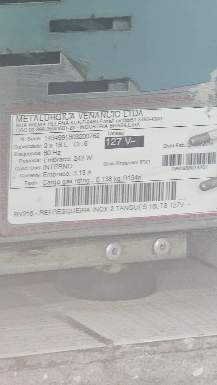 Refresqueira venancio 16 litro cada cuba - Foto 3
