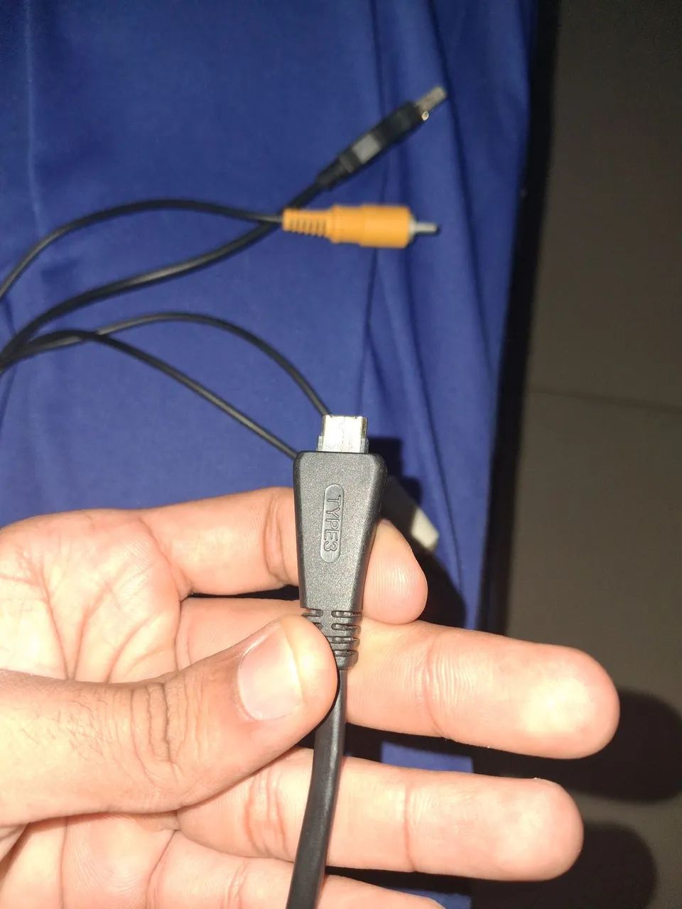Cabo Vmc Md3 Sony Type3 Usb 3rca Audio E Video - Foto 2